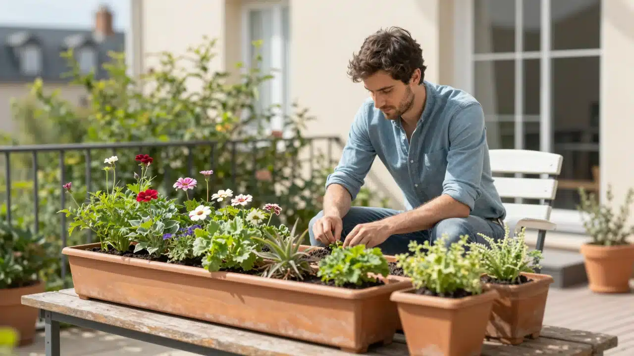 Jardin potager en milieu urbain